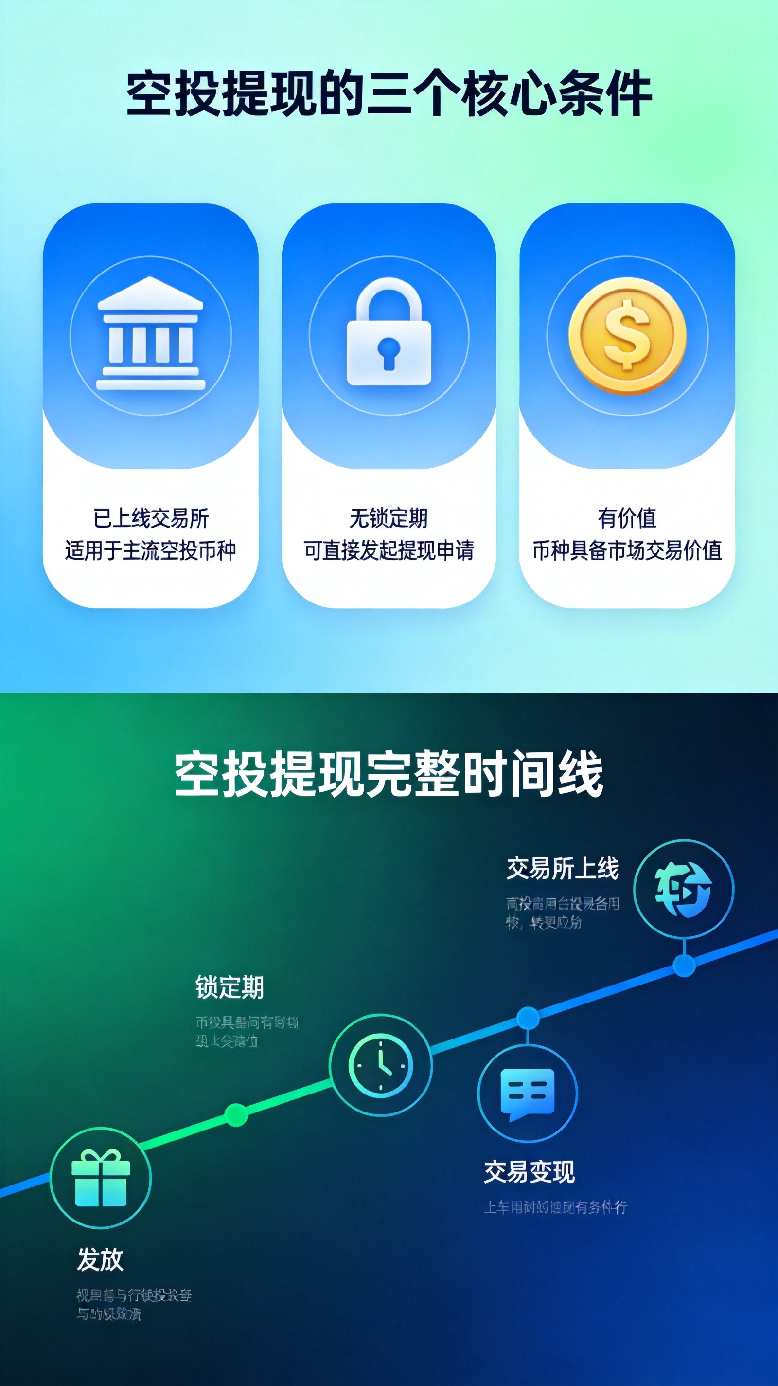 空投提现条件与时间线可视化 空投提现条件与时间线可视化