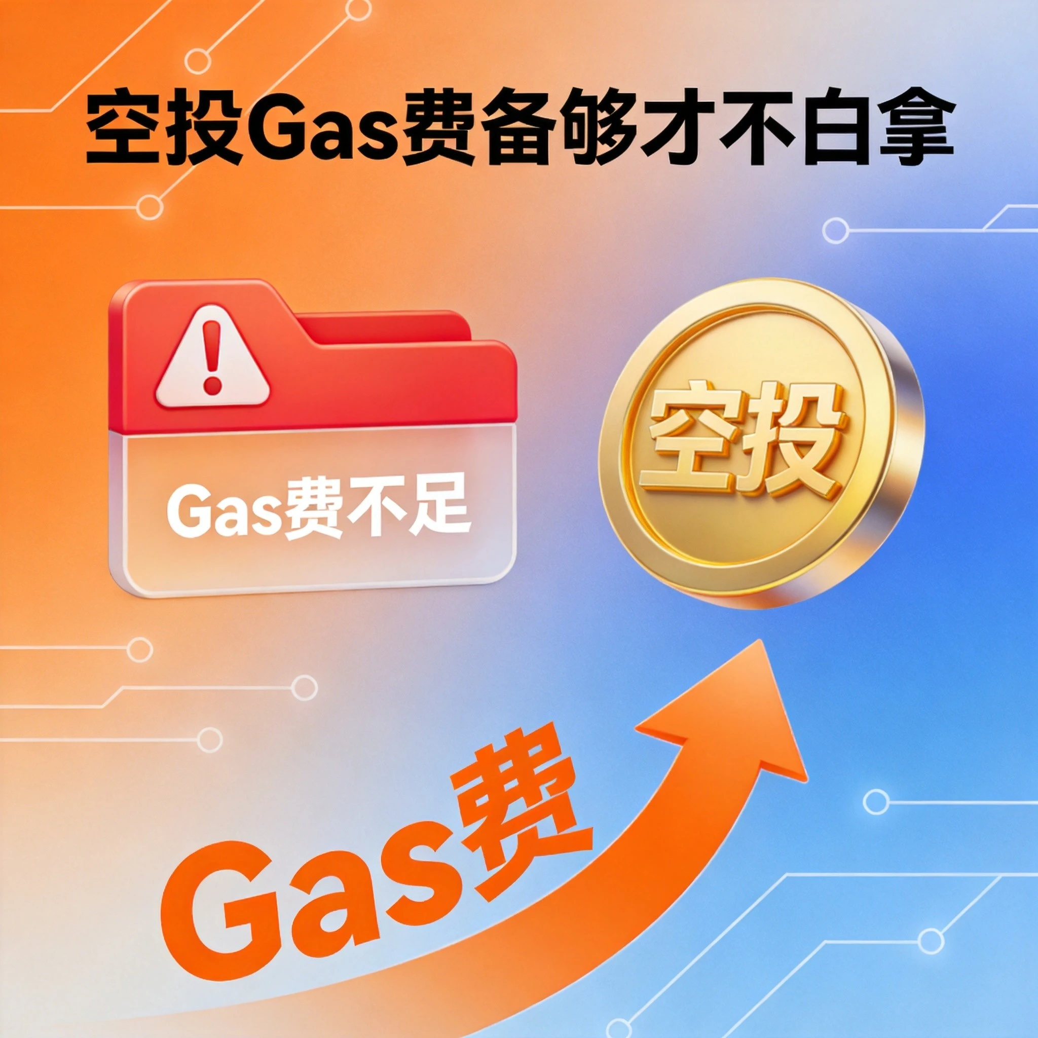 空投交互需要多少备用Gas费?算错这笔钱,空投白拿