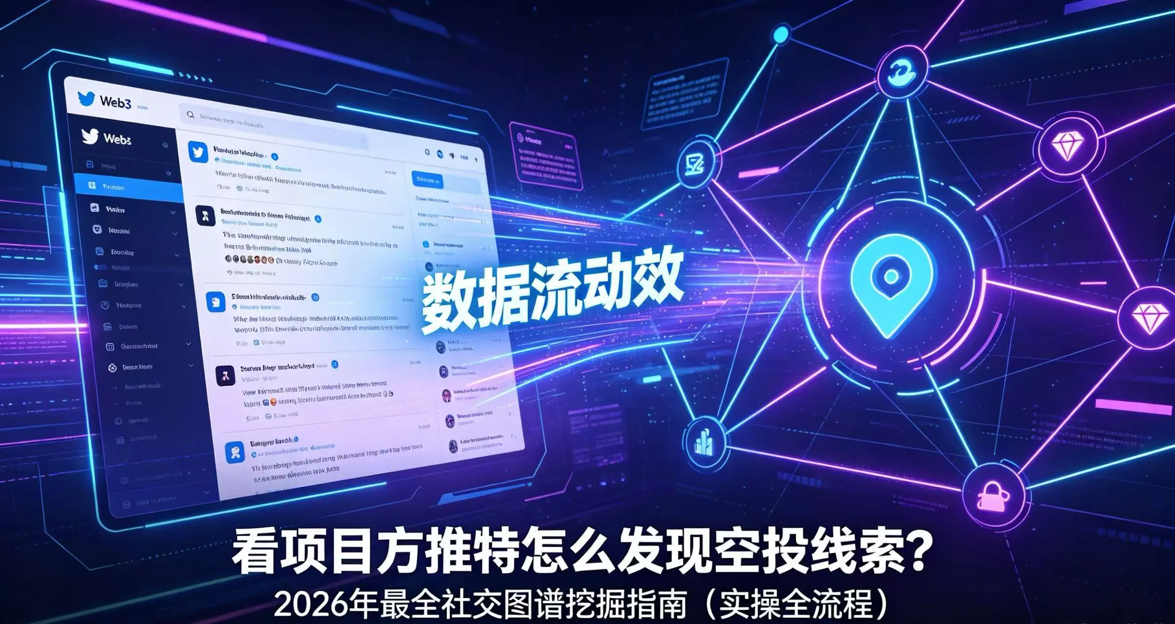 看项目方推特找空投线索:2026年实操全流程