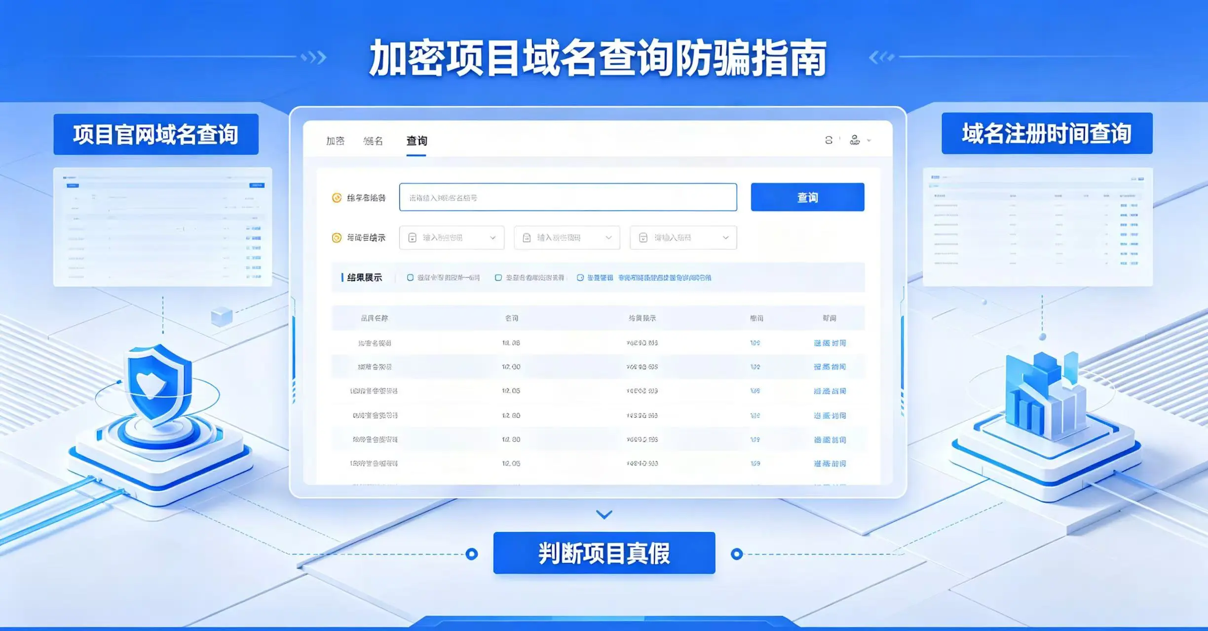 看项目官网上线时间判断真假