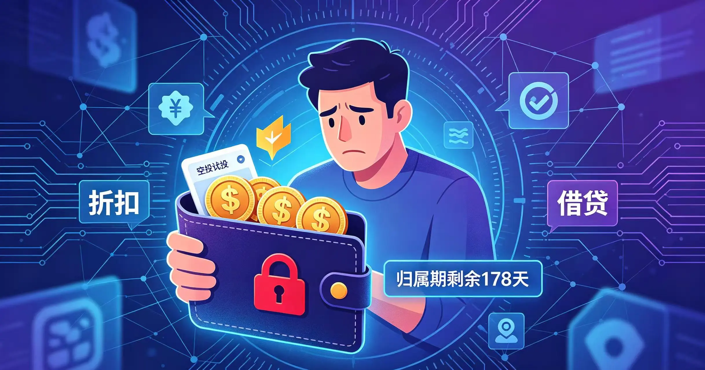 空投代币有归属期能提前解锁吗？