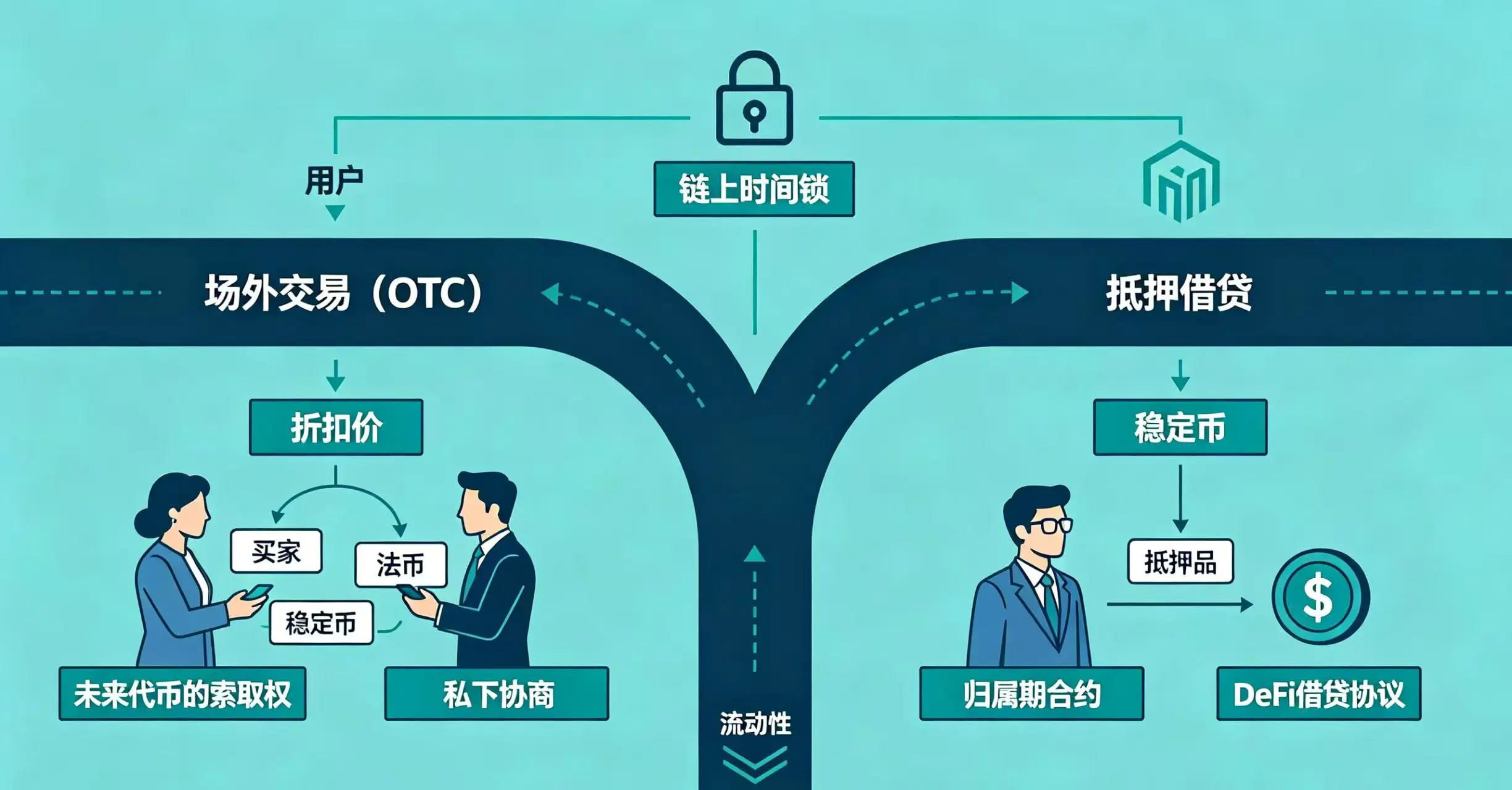 场外交易与抵押借贷变通之路示意图