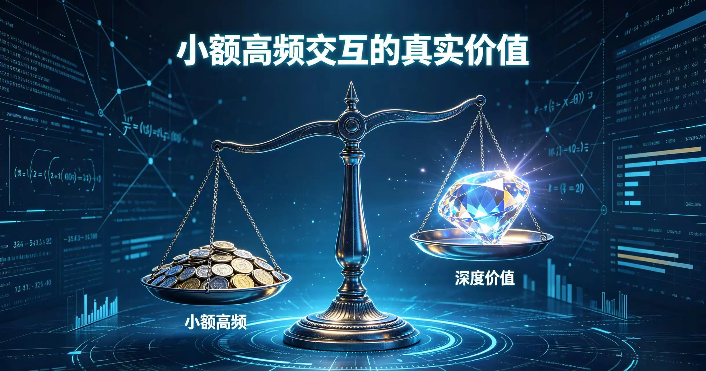 只做小额高频交互有优势吗？