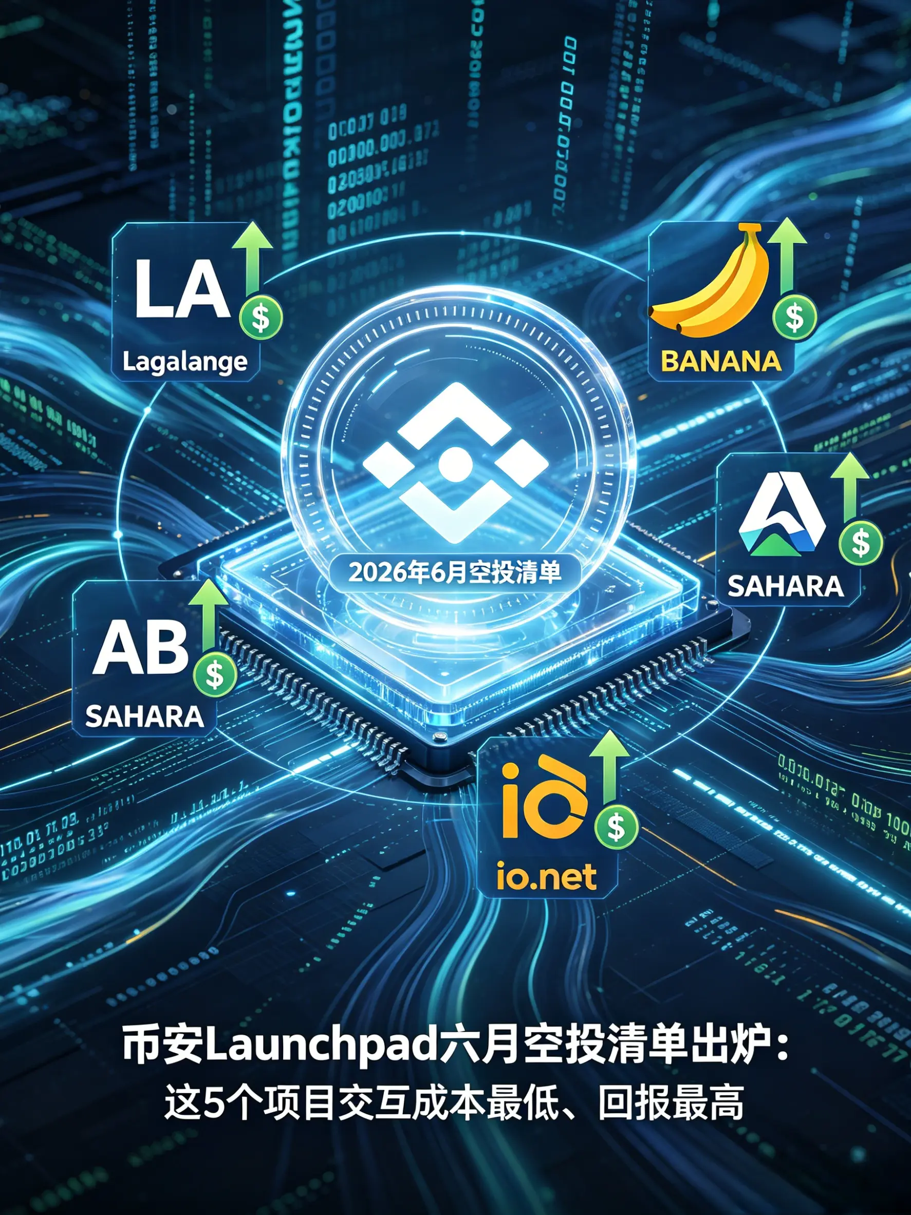 Launchpad六月空投清单出炉：这5个项目交互成本最低、回报最高