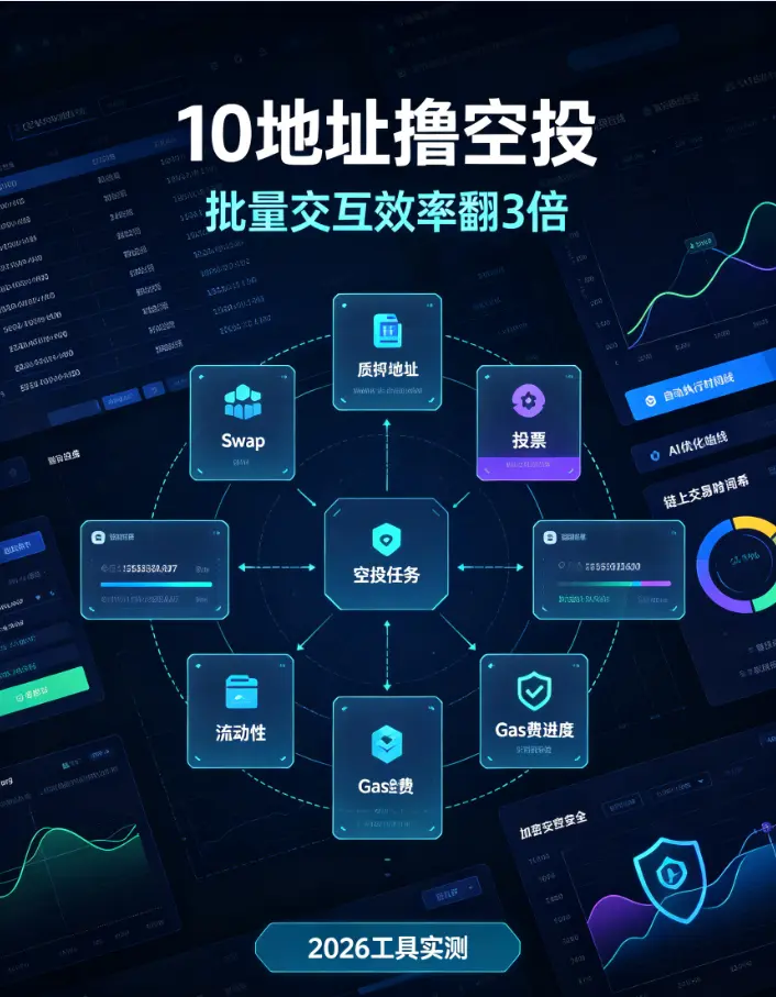 同时管理10个地址撸空投？这些批量交互工具让你的效率翻3倍